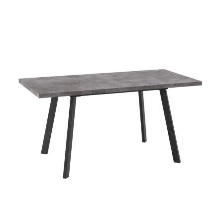 Стол BORG-120, раздвижной 120(160)х80, ДЫМЧАТАЯ КЕРАМИКА/ЧЕРНЫЙ) BORG 120